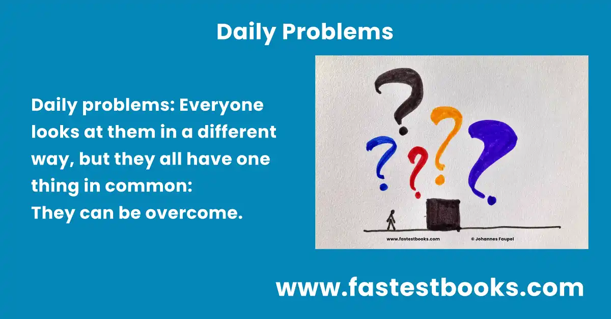Self-help on daily problems